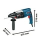 thumbnail image 4 of Martillo Perforador Profesional BOSCH Rotomartillo con SDS-Plus Heavy Duty Preselección de Velocidad Gbh 2-28 D, 4 of 7
