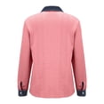 thumbnail image 7 of GaThRRgYP Off The Shoulder Tops for Women Women'S Fall Winter Solid-Color Patchwork Denim Shirt -Versatile Long-Sleeved Cardigan Jacket, 7 of 7