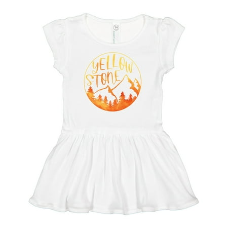 

Inktastic Yellowstone National Park- Mountains Gift Baby Girl Dress