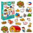 thumbnail image 1 of Imanes para Refrigerador MAGDUM Granja Divertida para Niños 3+ Años - 19 Piezas, 1 of 9