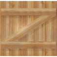 thumbnail image 5 of 26 7/8"W X 26"H Timbercraft Five 5 3/8" Boards Joined Board-N-Batten Shutters W/Z-Bar, Rough Sawn Western Red Cedar (Per Pair), 5 of 13