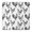 Rooster And Sketch, variant on Rooster and Sky Blue Pattern Square Fitted Tablecloth with Elastic Edge, Washable Table Cover for Home Kitchen Party and Daily Decor 34"x34"