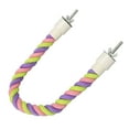 thumbnail image 3 of Colorful Bird Rope Perch Fun Swing And Climbing Cotton Rope Bird Toys Suitable For Parakeets Bird Rope Perch Fun ParakeetsRope Swing Perch Colorful Swing Climbing Cotton Rope, 3 of 8
