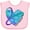 AD-Pink, variant on Inktastic Suicide Prevention Awareness Purple and Teal Heart Ribbon Boys or Girls Baby Bib