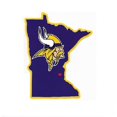 thumbnail image 1 of Minnesota Vikings Autocollant Vinyle Home State, 1 of 1
