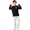 thumbnail image 2 of Wonder Nation Boy's Long Sleeve Elevated Graphic T-Shirt, Sizes 4-18 & Husky, 2 of 8