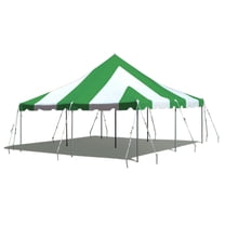 TentandTable Premium Outdoor Event Party Canopy Pole Tent, Green, 20 ft x 20 ft
