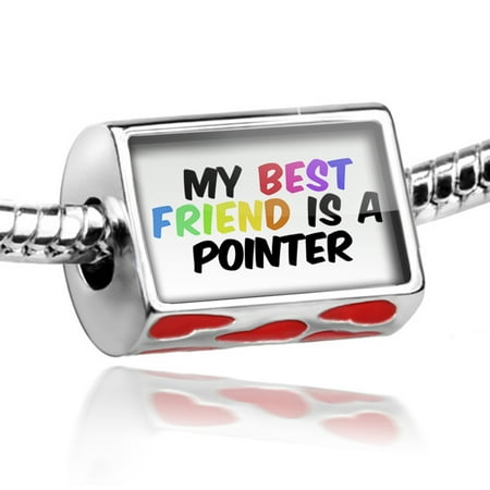 Bead My best Friend a Pointer Dog from England Charm Fits All European