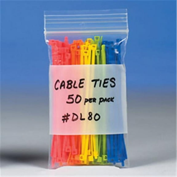 Partners Brand White Block Poly Bag,6"x9",4Mil,PK1000 PB4000