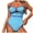 Blue, variant on adviicd Womens One Piece Swimsuits One Piece Swimsuit Women Tummy Control - Push Up Bathing Suit Full Coverage Swimwear (White,L)