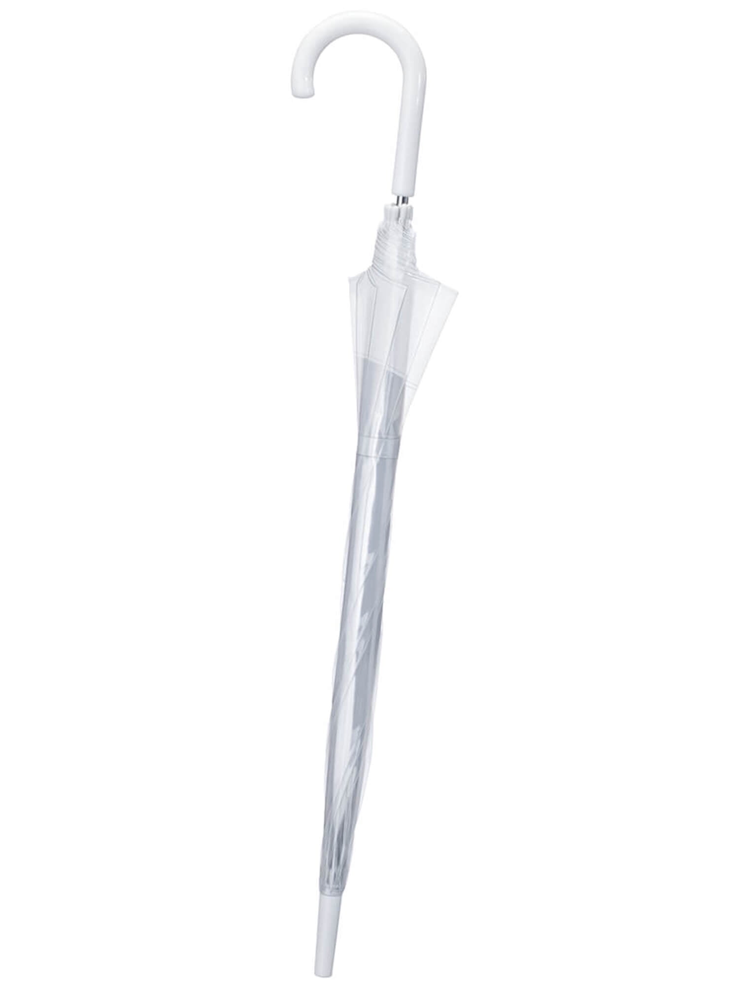 Clear Dome Umbrella, Durable Wind-Resistant Umbrella with Sturdy Bubble Design, Dome Canopy 29” Diameter, Set of 2
