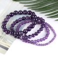 thumbnail image 1 of Pulsera de piedra Natural para hombres y mujeres, Cuarzo Rosa, amatistas, aguamarinas, amazonitas, cuentas, regalo de joyería, protección magnética de la salud, 1 of 4