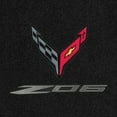 thumbnail image 3 of Lloyd Mats LogoMat Custom-Fit 2PC Carpet Floor Mats for 2023-2026 Chevrolet C8 Corvette (No E-RAY), Charcoal, 3 of 5