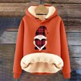 thumbnail image 1 of Sudadera con capucha de manga larga para mujer, informal, con capucha, para exteriores y chaquetas, a la moda, con estampado de blusa, sudadera de manga larga, abrigo con capucha para mujer, 1 of 3