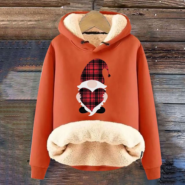 Sudadera con capucha de manga larga para mujer, informal, con capucha, para exteriores y chaquetas, a la moda, con estampado de blusa, sudadera de manga larga, abrigo con capucha para mujer