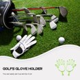 thumbnail image 3 of Lot de 2 Support de Gants de Golf Vert Design Professionnel pour Rangement et Séchage de Gants 8.7x3.9in, 3 of 8