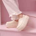 thumbnail image 3 of Women Fuzz Lined Clogs Cushion Platform Lightweight Winter House Shoes Slip-on Closed-Back Bedroom Slippers for Indoor Outdoor, 3 of 14