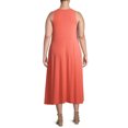 thumbnail image 3 of Gray by Grayson Social Women's Plus Size Ruched Jersey Midi Dress, 3 of 6