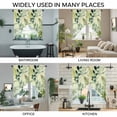 thumbnail image 3 of Green Blue Leaves Swag Valances for Windows 2 Pack, Kitchen Window Curtains 36 Inch Length, Summer Botanical Farmhouse Watercolor Leaf Privacy Swag Curtains for Living Room/Bathroom 36"x36", 3 of 8