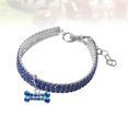thumbnail image 1 of UPOUART choker chain for dogs Collar Rhinestone Blue for Everyday Use 1Set, 1 of 5