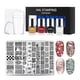 thumbnail image 1 of Nail Stamping Plate with Stamping Polish Stamper Scraper Nail Print Template Set Nail Printing Tools, 1 of 5