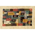 thumbnail image 1 of Ahgly Company Indoor Rectangle Contemporary Sangria Brown Abstract Area Rugs, 7' x 10', 1 of 6