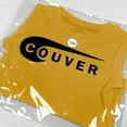 thumbnail image 3 of COUVER Unisex Soft Cotton Solid Color Long Sleeve Kids/Children's Crew Neck Shirt, Gold Yellow 18M, 1 Pack, 3 of 7