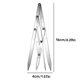 thumbnail image 3 of Gobernante de la ceja Maquillaje de acero inoxidable Plantilla de equilibrio de acero inoxidable Cejas de posicionamiento de 3 puntos Relipación de calibrador para estudiantes principiantes tholdsy CE001476-00, 3 of 7