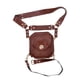 thumbnail image 2 of Bolso Pequeño de Piel Sintética, Bandolera para Mujer, Bolsa de Utilidad con Correa Ajustable, Estilo Motociclista, Diseño de Caballero Medieval, 16x15x3cm para Uso Diario, 2 of 8