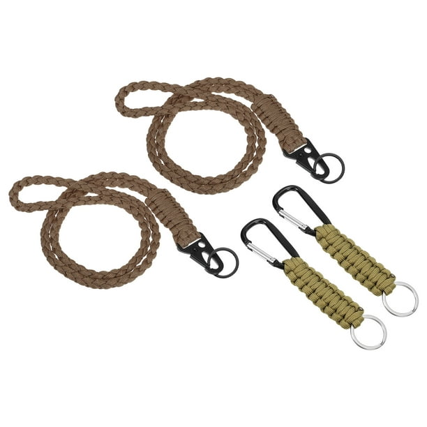 Braided Paracord Lanyard Keychain Paracord Neck Badge Lanyard with