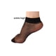 thumbnail image 3 of 10 Pares Calcetines Para Mujeres Puntos Patrón De Longitud De Tobillo Elástico Negro Talla única, 3 of 5