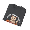 thumbnail image 4 of Distracted By Cats And Yarn Crochet Knitting Crafting Expert Tshirt, 4 of 4