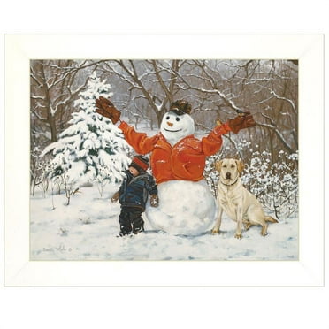 Buddies by Bonnie Mohr Printed Framed Wall Art Wood Multi-Color