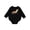 AB-Black, variant on Cute Bearded Dragon Baby Fleece Bodysuit