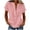 Pink(Womens Shirts), variant on GUACER Womens Short Sleeve Cotton Linen Shirts Button Down V Neck Blouses Loose Fit Casual Summer Tunic Tops