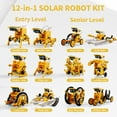 thumbnail image 5 of 12-in-1 STEM Solar Robot Kit Toys Gifts for Kids 8 9 10 11 12 13 Years Old,Educational Building Science Experiment Set Birthday for Kids Boys Girls, 5 of 6
