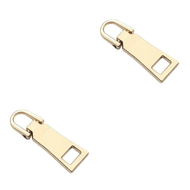 Guardoinrt 3pack/lot Reusable Zippers Replacement Header - Practical And Wide Application Widely Zippers Slider Number 3 * Gold 2Set