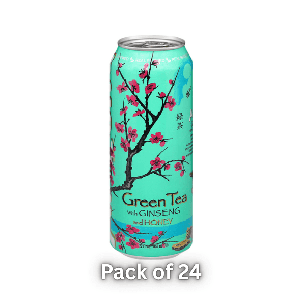 Arizona Big Can Green Tea Cucumber with Citurs 23 oz Cans - Pack