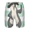 thumbnail image 4 of Naloa Cute Raccoon Men's Beach Shorts, Surfing shorts, Swim trunks, Quick Dry Swim Trunks for Surfing Beach Fun - X-Large, 4 of 9