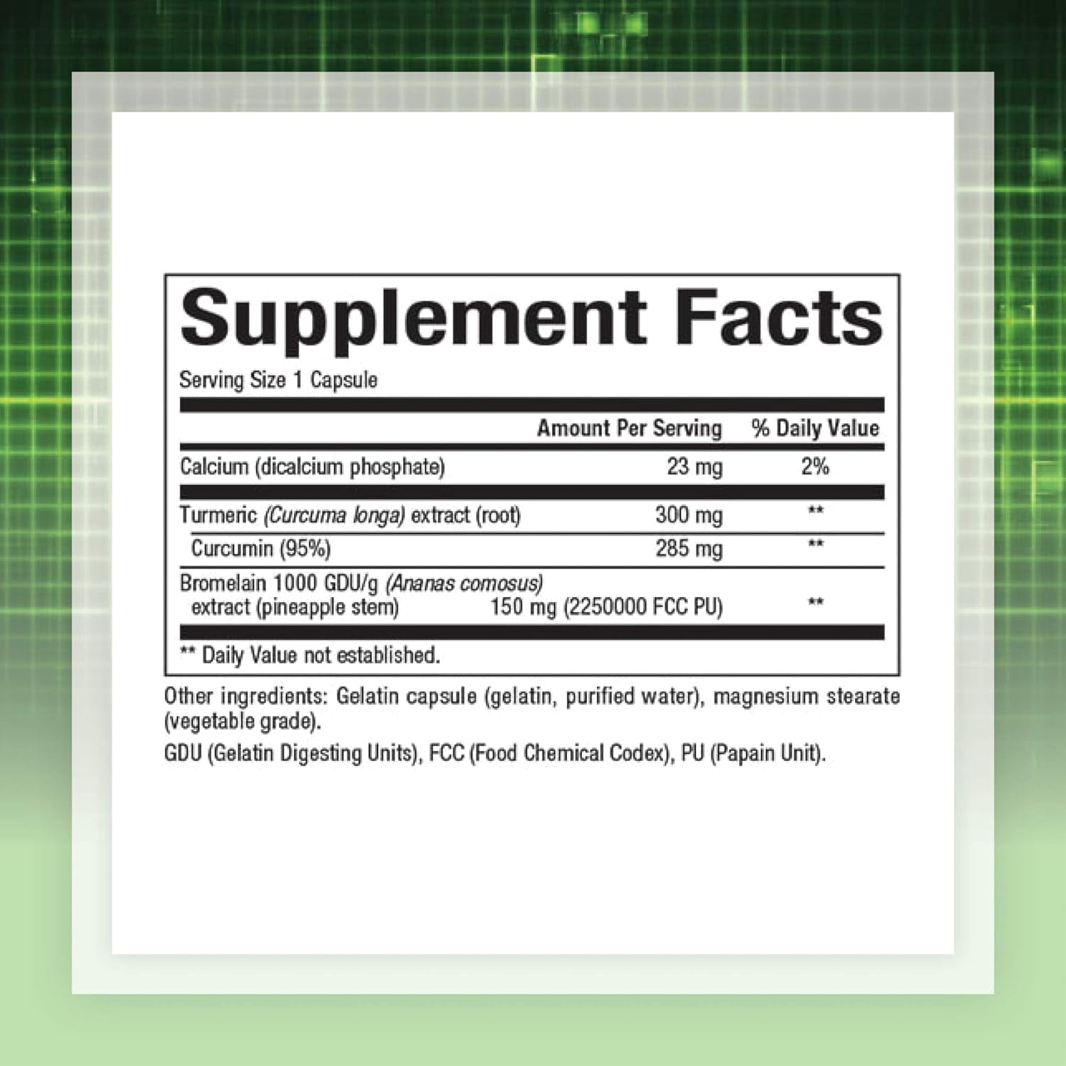Natural Factors Turmeric & Bromelain 450 mg, Muscle and Joint Support, 180 Capsules
