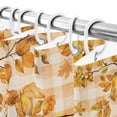thumbnail image 6 of Shower Curtain 48"W x 72"L Fall Squirrel Sunflower Pumpkin Leaves Truck Brown Plaid Fabric Shower Curtains Set with Hooks Water Repellent Bathroom Curtains Machine Washable Bathroom Accessories, 6 of 6