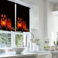 thumbnail image 2 of LALILO Kitchen Curtains and Valances Set of 3 36" Halloween Window Treatment Tiers for Window Decor, 2 of 5
