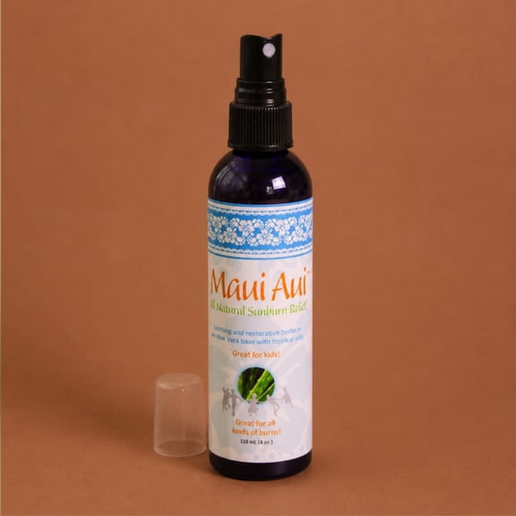 Nature’s Rite Maui Aui Aloe Vera Spray, After Sun Care for Sunburn Relief, Soothing & Hydrating Skin Mist, All-Natural Formula, 4 oz