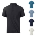 thumbnail image 1 of Timegard Mens Shirts Plus Size Short Sleeve Breathable Athletic Running Tennis Tee Shirts Quick Dry, 1 of 9