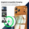 thumbnail image 4 of Entronix Bundle Compatible with iPhone 17 Pro Max — Magnetic Clear Phone Case & 2 Clear Screen Protector, Anti-Drop 9H Easy Install, Orange, 4 of 8
