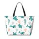 thumbnail image 2 of Fotbe Turtles And Seahorses Bolsa de Viaje para Playa - Resistente al Agua, Bolsa Tote de Gran Capacidad y Ligera con 7 Bolsillos para Mujeres y Hombres, 2 of 7
