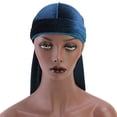 thumbnail image 3 of 4x Sombrero de bandana de elegante para hombre Sombrero de cola larga Gorros de quimio Beanie, 3 of 9