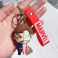 thumbnail image 1 of Vengadores dibujos animados capitán Spider Man llavero de silicona Ironman Hulk Deadpool muñeca llavero bolsa accesorios llavero de coche xuanjing  unisex, 1 of 2