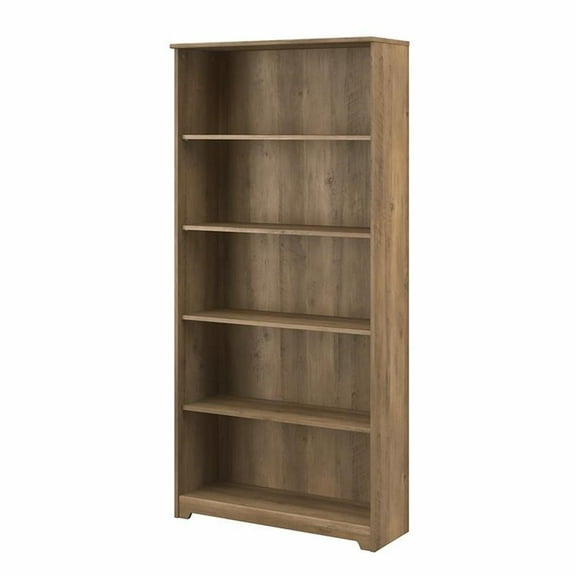 Bowery Hill Tall 5 Shelf Bookcase in Reclaimed Pine - Engineered Wood