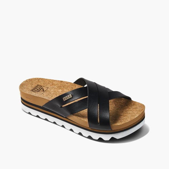 Reef Women CUSHION BLOOM HI BLACK/TAN SANDAL